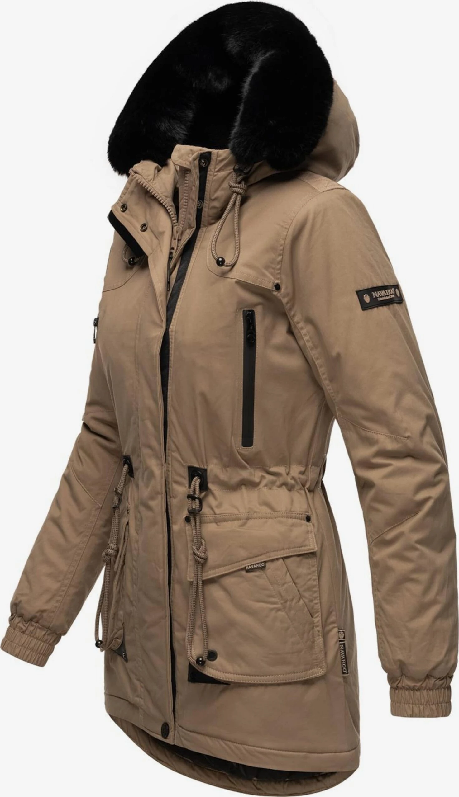 Navahoo Parkas Winterparka Dames Lichtbruin 2 Navahoo Parkas Winterparka Dames Lichtbruin - Afbeelding 2