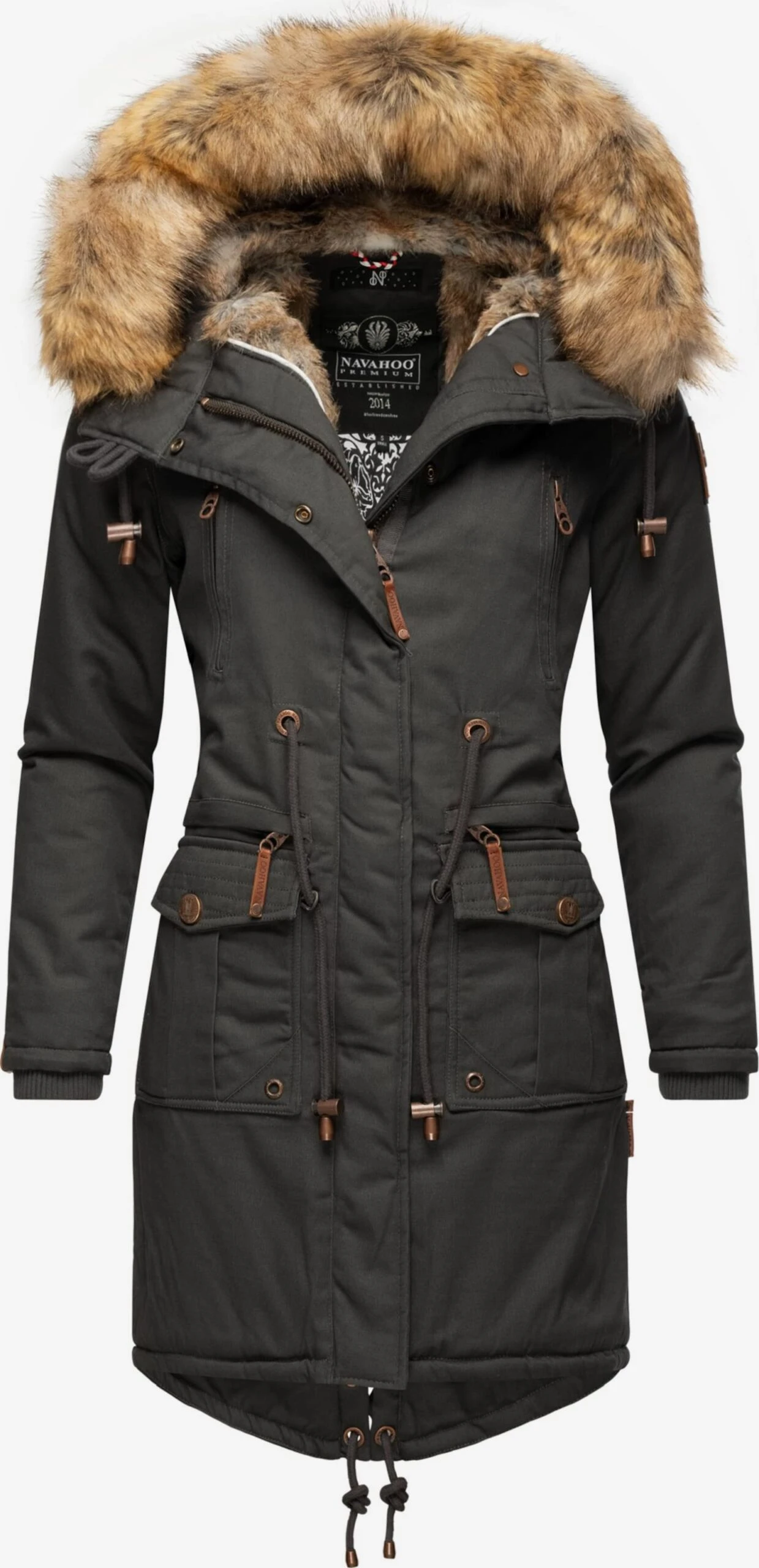 Navahoo Parkas Winterparka Rosinchen Dames Bruin 1 Navahoo Parkas Winterparka Rosinchen Dames Bruin